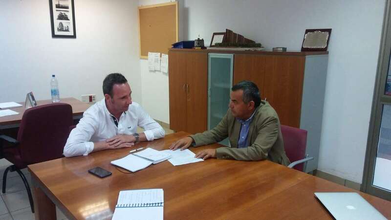 Eloy Santana y Álvaro Monzón, ediles del Gobierno de Telde (Foto TA)